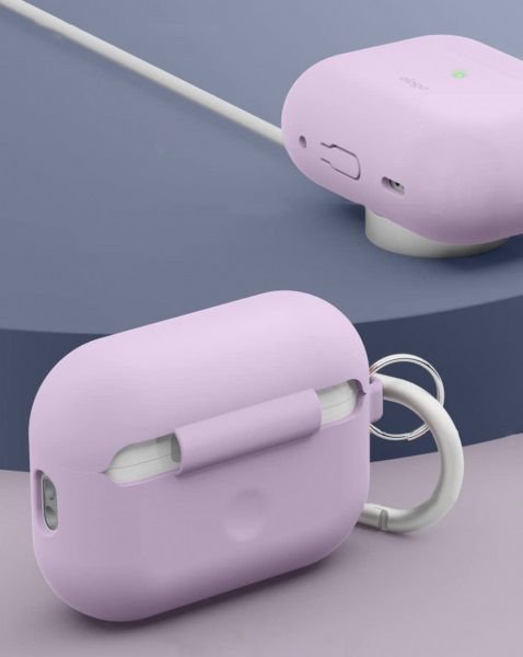 H S Storeelago Airpods Pro Silicone Hang Case Lavender