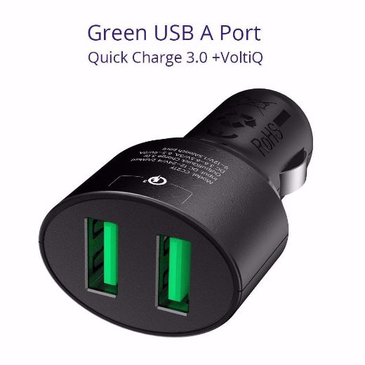 Picture of Tronsmart Car Charger 2 Port QC3.0 36W - Black