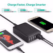 Picture of Ravpower Wall Charger 6 Port 60W QC3.0 UK- Black