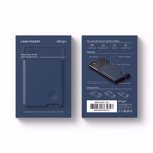 Picture of Elago Card Pocket - Jean Indigo