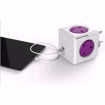 Picture of Power Cube Rewirable 2 USB 4 Plug - Purple
