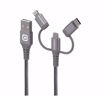 Picture of Chargeaid Charging Cable 3 in 1 2M - Grey