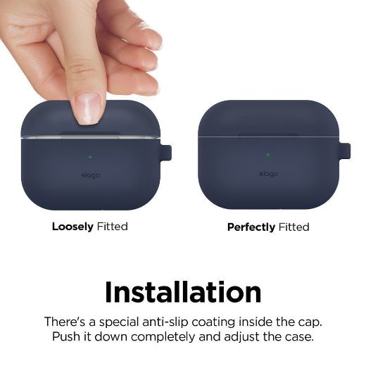 Picture of Elago Slim Hang Case for AirPods Pro - Jean Indigo