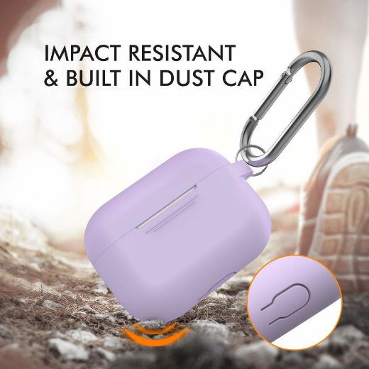 Picture of Ahastyle Silicone Case for Apple AirPods Pro - Lavender