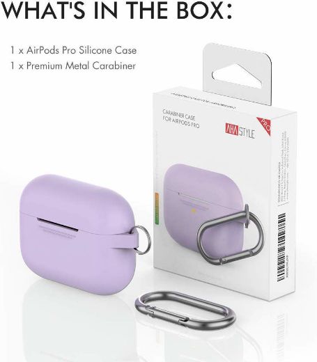 Picture of Ahastyle Silicone Case for Apple AirPods Pro - Lavender