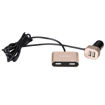 Picture of Momax USB Car Charger with Extention Hub - Champagne