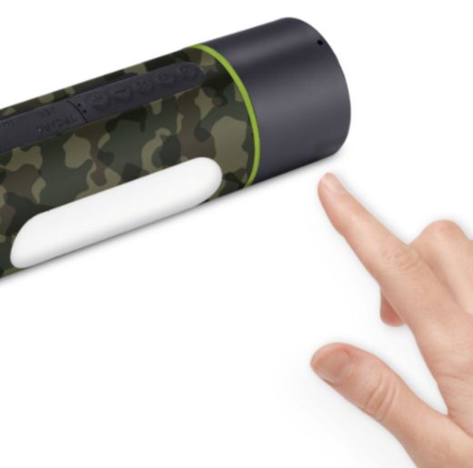 Picture of Goui Max 5200mAh Power Bank/Bluetooth Speaker/Flash/Light - Black/Camouflage