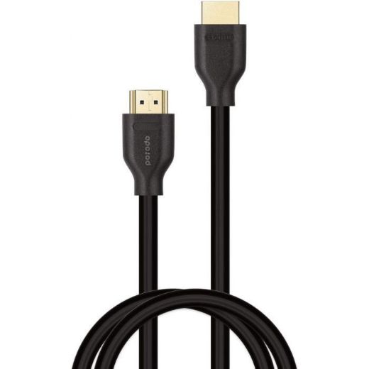 Picture of Porodo 8K HDMI To HDMI Cable V2 2M  - Black