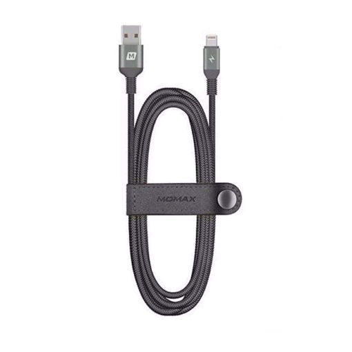 Picture of Momax Elite Link USB-A to Lightning Cable 1.2M - Dark Grey