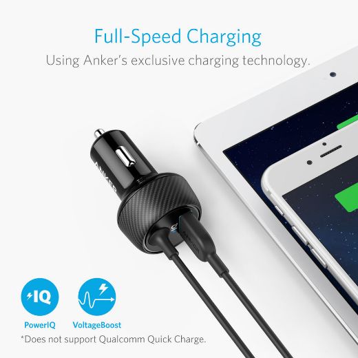 Picture of Anker Powerdrive 2 Elite Lightning - Black