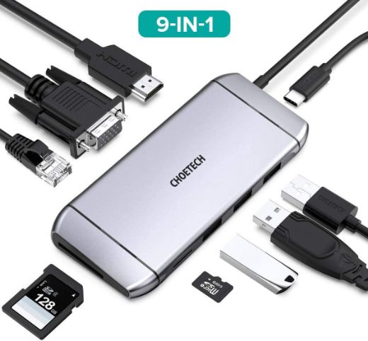 Picture of Choetech 9 in 1 USB-C Multiport Adapter