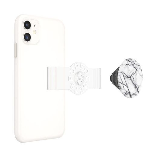 Picture of PopSockets PopGrip Slide for iPhone 11 - Clear as Day