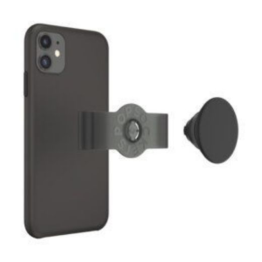 Picture of PopSockets PopGrip Slide for iPhone 11 - Black Haze