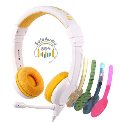 Picture of Buddyphones School Plus Kids Headphones - Yellow