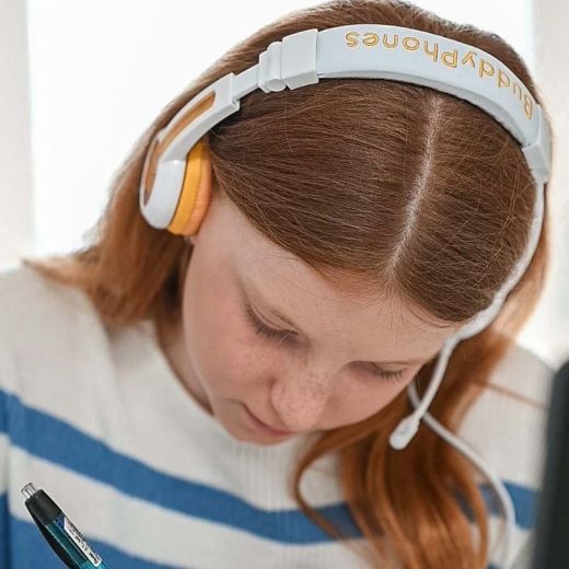 Picture of Buddyphones School Plus Kids Headphones - Yellow