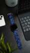 Picture of Horus Apple Watch Strap 49/45/44/42mm - Blue Camo Rubber