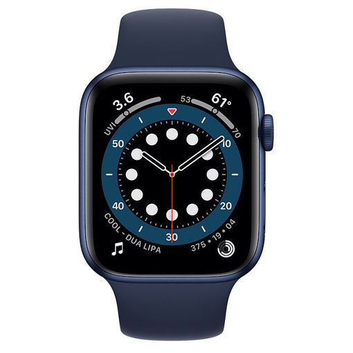 Picture of Apple Watch ( Series 6 GPS 40MM ) Blue Aluminum Case with Deep Navy Sport Band