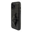 Picture of Gold Black Leather Case with Finger Holder for iPhone 12/12 Pro - Croco Black