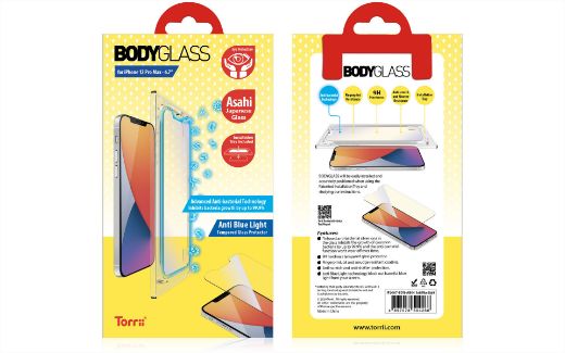 Picture of Torrii Bodyglass Anti-bacterial Coating for iPhone 12 Pro Max - Anti Blue Light