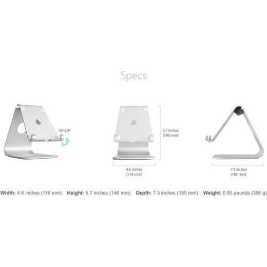 Picture of Rain Design mStand Tablet Plus - Silver