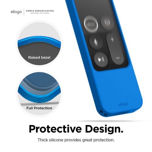 Picture of Elago R4 Retro Case for Apple TV Siri Remote Lanyard - Blue