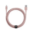 Picture of Native Union Belt Cable XL USB-A to Lightning 3M - Rose