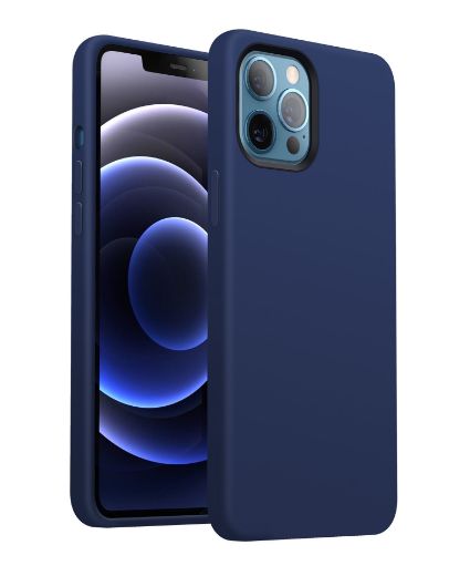 Picture of Choetech Silicone Magnetic Case for iPhone 12/12 Pro - Blue