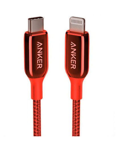 Picture of Anker PowerLine + III USB-C to Lightning 0.9M - Red