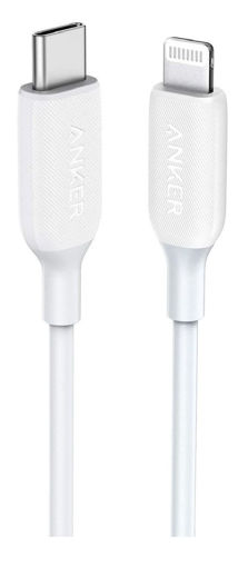 Picture of Anker PowerLine III USB-C to Lightning 0.9M - White