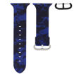 Picture of Horus Apple Watch Strap 49/45/44/42mm - Blue Digi Camo Rubber