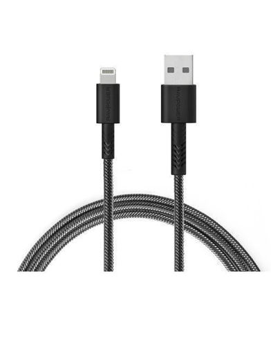 Picture of Ravpower Lightning Cable Tough Nylon Yarn Braided 1.2M - Black