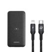 Picture of Momax FAST Pro 20W Q.Power Wireless External Battery Pack 10000mAh With Lightning Cable - Dark grey