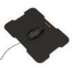 Picture of Porodo Gaming Mouse/Mousepad Combo - Black