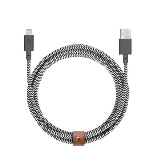 Picture of Native Union Belt Cable USB-A to Lightning 3M - Zebra