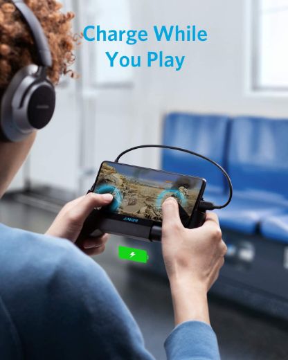 Picture of Anker PowerCore Play 6K Mobile Game Controller with 6700mAh Power Bank and Radiator - Black