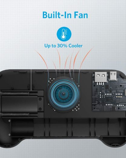 Picture of Anker PowerCore Play 6K Mobile Game Controller with 6700mAh Power Bank and Radiator - Black