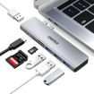 Picture of Choetech Adapter Multi Hub 7 in 1 for MacBook Air/pro - Silver