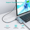 Picture of Choetech Adapter Multi Hub 7 in 1 for MacBook Air/pro - Silver