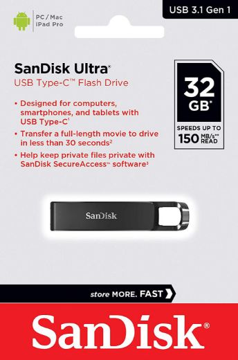 Picture of Sandisk Ultra USB-C Flash Drive 32GB