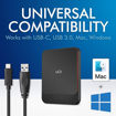 Picture of LaCie Portable Drive SSD USB 3.1 USB-C 2TB - Black