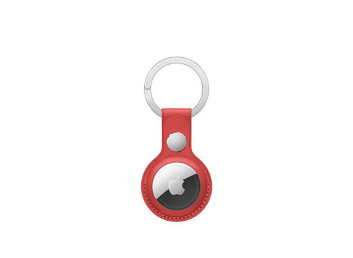 Picture of Apple AirTag Leather Key Ring - Red