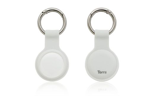 Picture of Torrii Bonjelly Silicone Key Ring for Apple AirTag - White