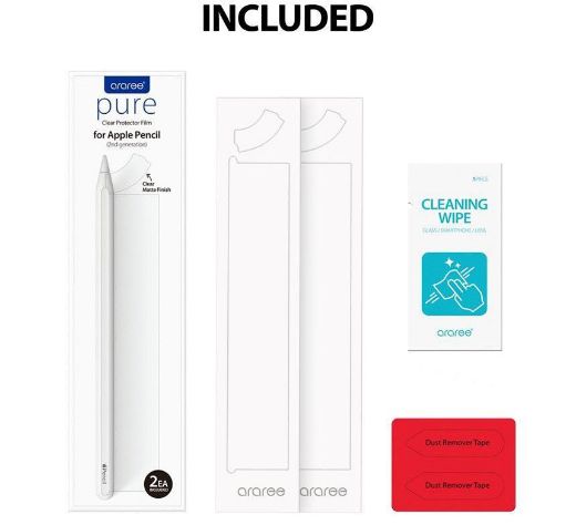 Picture of Araree Pure Clear Protector Film for Apple Pencil 2nd Genration - Clear Matte Finishfil