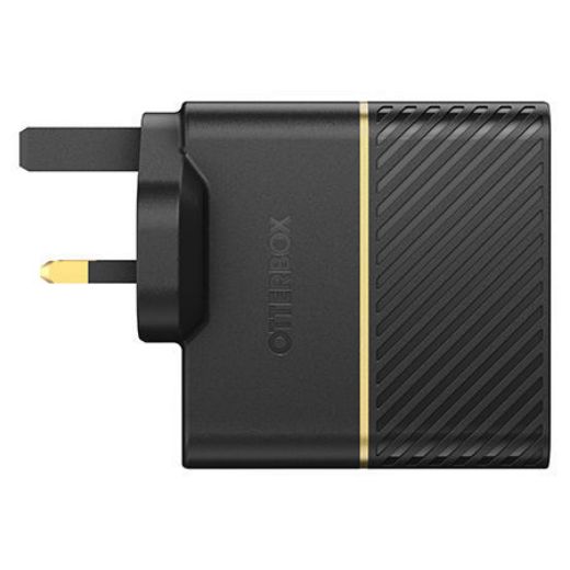 Picture of OtterBox UK Wall Charger 50W - 1X USB-C 30W + 1X USB-C 20W USB-PD - Black