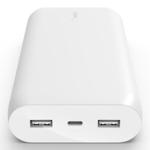 Picture of Belkin Power Bank 20K - 15W USB-C In - USB-A Out - White