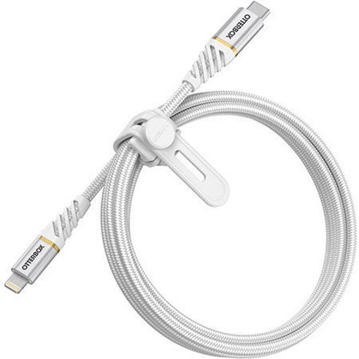 Picture of OtterBox USB-C to Lightning Fast Charge Cable Premium 1M - White