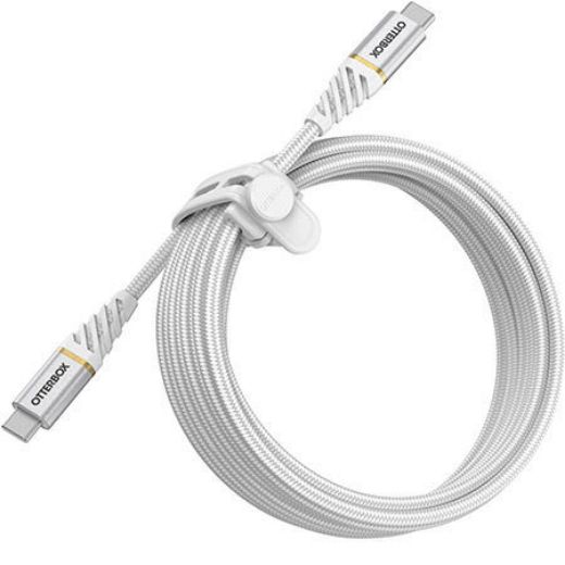 Picture of OtterBox USB-C to USB-C Fast Charge Cable Premium 3M - White