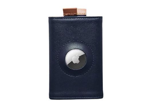 Picture of Frenchie AirTag Speed Italian leather Wallet - Navy Blue