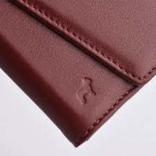 Picture of Frenchie AirTag Speed Italian leather Wallet - Burgundy