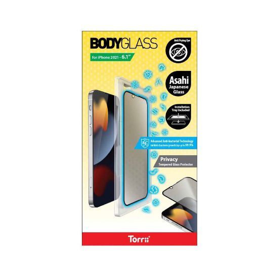 Picture of Torrii Bodyglass Anti-bacterial Coating for iPhone 13/13 Pro - Privacy